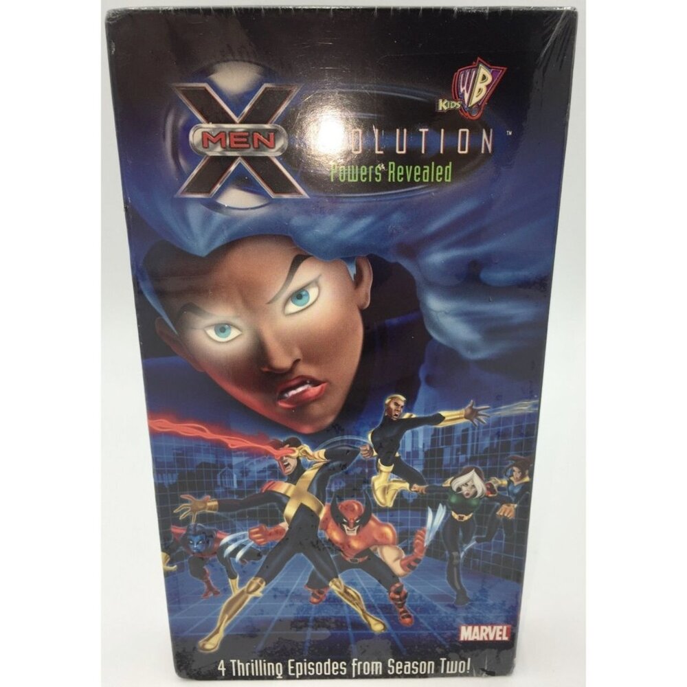 X-Men Evolution Powers Revealed VHS Marvel Animated Kids Sealed